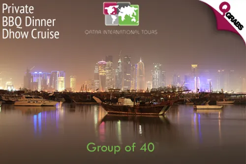 At 50% off sail along the Doha waters and enjoy a PRIVATE Dhow Dinner Cruise for 40 people on Thursday June 7, 2012
